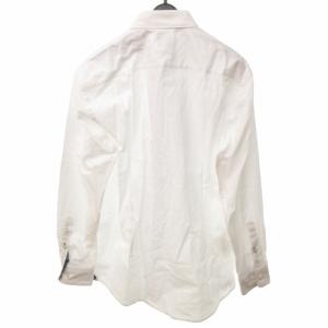 HUGO BOSS ボタンダウンシャツ カジュアルシャツ コットン 長袖 白 ホワイト M 0619