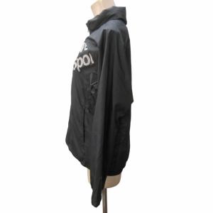 DESCENTE 美品 近年 ウインドブレーカー コズミック サーモ ジャケット ブルゾン フード付き DMWOJF30 黒 ブラック L GY06