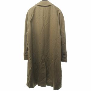 Aquascutum ヴィンテージ 90's ステンカラーコート ジャケット ウール ロング 英国製 ベージュ 0716 GY06