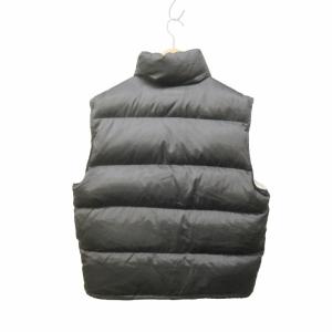 EMPORIO ARMANI ヴィンテージ ダウンベスト スタンドカラー 黒 ブラック 50 約L相当 0811 GY06