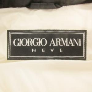 EMPORIO ARMANI ヴィンテージ ダウンベスト スタンドカラー 黒 ブラック 50 約L相当 0811 GY06