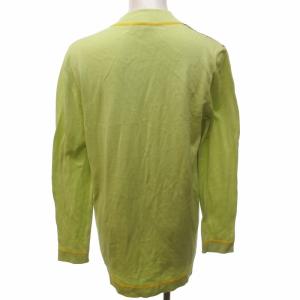 HERMES カーディガン 切替 ポロの世界 Cup Palm Beach ライトグリーン 系 38