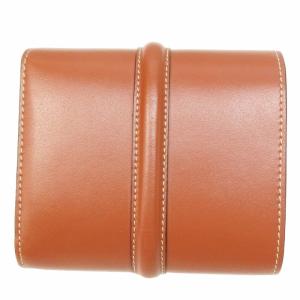 CELINE 現行モデル スモール トリフォールド 16 セーズ 三つ折り財布 カーフスキン タン ブラウン