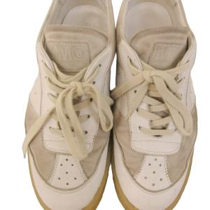 MM6 Maison Margiela 6 コート スニーカー ローカット S59WS0193 白 ホワイト 40 約25cm相当 0825