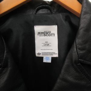 adidas ×JEREMY SCOTT 11AW JS WINGS LEATHER RIDERS JACKET