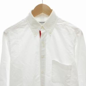 THOM BROWNE 24AW クラシックボタンダウン オックスフォードシャツ BD 長袖 2 M 白 ホワイト MWL010E06177100