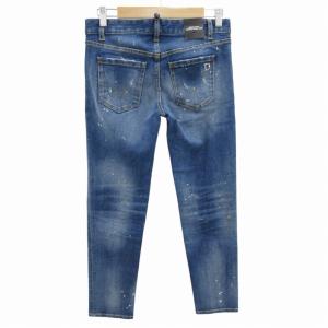 タグ付 23SS デニムパンツ ジーンズ ペイント ダメージ加工 40 M 