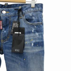 タグ付 23SS デニムパンツ ジーンズ ペイント ダメージ加工 40 M 