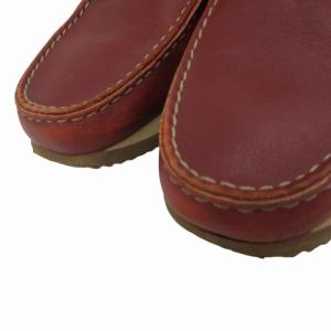 HERMES デッキシューズ スニーカー レザー 36.5 23cm 茶 ブラウン