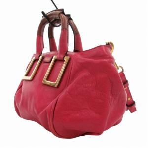 ギャランティカードあり クロエ エテル 2way レザー ハンドバッグ ギャランティカードあり クロエ エテル 2way レザー