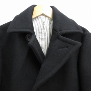 美品✨エディフィス メルトン ピーコート アンゴラ ウール くるみ