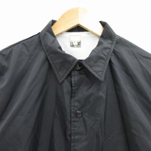UNDERCOVER D.A.V.F期 コーチジャケット ブルゾン バックプリント ナイロン S 紺 ネイビー