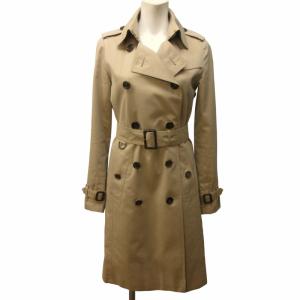 ウール トレンチコート ノバチェック ライナー付 ベージュ 34