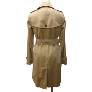 BURBERRY LONDON ウール トレンチコート ノバチェック ライナー付 ベージュ 34