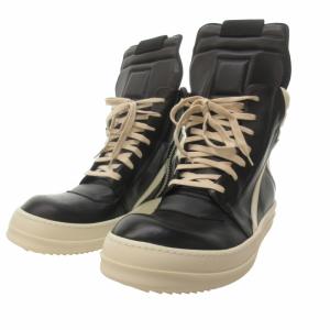 Rick Owens GEOBASKET ハイカットスニーカー RU15F7894 ブラック 44