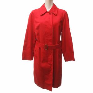 burberrys ヴィンテージ 60's ステンカラーコート ジャケット 裏地ノバチェック ロング ベルト 赤