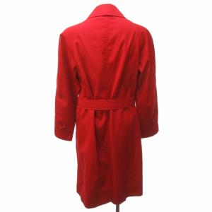 burberrys ヴィンテージ 60's ステンカラーコート ジャケット 裏地ノバチェック ロング ベルト 赤