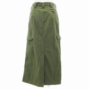 JOURNAL STANDARD relume カーゴスカート ミリタリー ロングスカート スリット 36 S カーキ 21060462604130