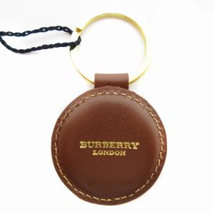 BURBERRY ノバチェックキーリング アクセサリー ゴールド金具  ブラウン