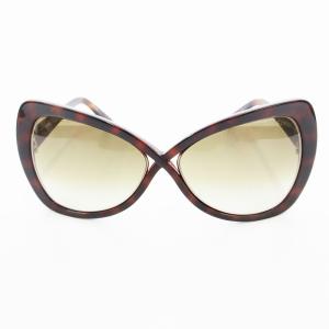 TOM FORD Jade ジェイド サングラス バタフライ べっ甲調 6014 茶 ブラウン TF277