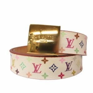 LOUIS VUITTON サンチュールキャレ モノグラム マルチカラー ベルト バックル M9270 80