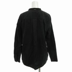 MHL. GARMENT DYE BASIC POPLIN ガーメントダイベーシックポプリン シャツ ブラウス バンドカラー 1 S