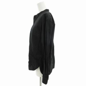 MHL. GARMENT DYE BASIC POPLIN ガーメントダイベーシックポプリン シャツ ブラウス バンドカラー 1 S