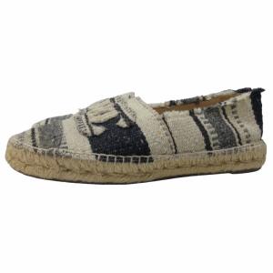 CHANEL ココマーク エスパドリーユ スリッポン グレー 38