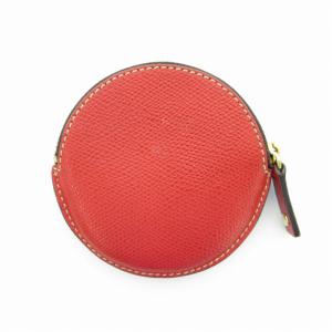 LOEWE アナグラム コインパース コインケース 小銭入れ 財布 レザー 丸型 赤 レッド