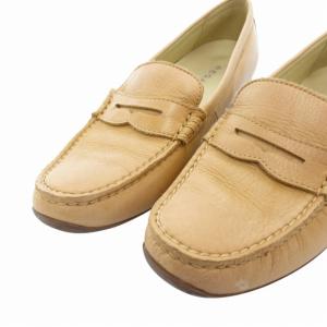 REGAL 美品 コインローファー モカシン シューズ レザー 24 ベージュ F26J