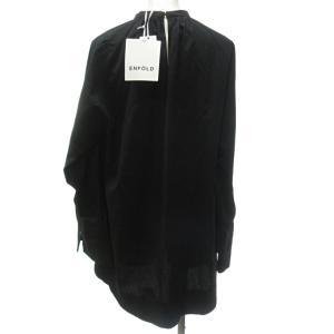 ENFOLD タグ付き 22/23AW タイプライター プルオーバー ブラック