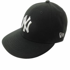 NEW ERA 近年 59fifty ニューヨーク ヤンキース ベースボールキャップ 野球帽 帽子 ロゴ 刺? 黒 ブラック 7 1