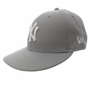 NEW ERA 近年 59fifty ニューヨーク ヤンキース ベースボールキャップ 野球帽 帽子 ロゴ 刺? グレー 7 1