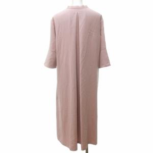 ADORE 23SS クリアジョーゼットワンピース ロング 日本製 531-3140415 ピンク 36 約S 1110 IBO57