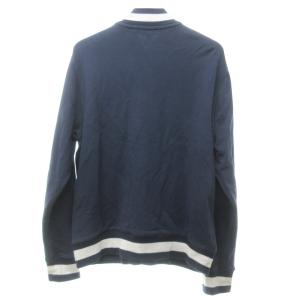 POLO RALPH LAUREN ビッグポニー 刺繍 スタジャン ブルゾン ジャケット ロゴ釦 コットン 約S 紺 ネイビー 1114 IBO57