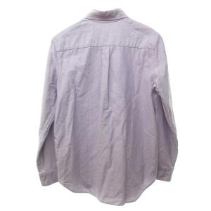 RALPH LAUREN 美品 BDシャツ カジュアルシャツ 長袖 ロゴ刺? 紫系 パープル系 XLサイズ IBO57 1116