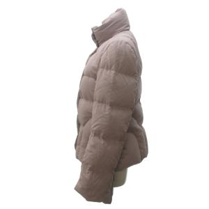 ARMANI COLLEZIONI ショート ダウンジャケット コート スタンドカラー ピンク系 42 約L 1122