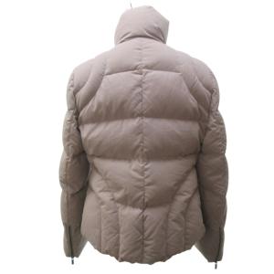 ARMANI COLLEZIONI ショート ダウンジャケット コート スタンドカラー ピンク系 42 約L 1122