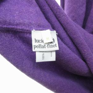 lucien pellat finet カシミヤニット セーター スカル パープル