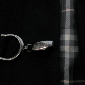 BURBERRY BLUE LABEL 美品 ラビットファー ダッフルコート ウールアンゴラ 裏地ノバチェック トグルボタン 紺 ネイビー 38 約M 1126 STK
