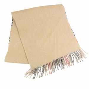 burberrys ヴィンテージ ノバチェック マフラー イングランド製 ラムウール ベージュ