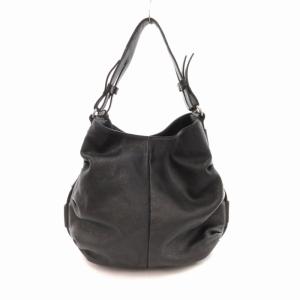 FURLA 2WAY レザー ハンドバッグ ワンショルダー チャーム 黒 ブラック