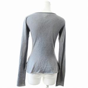 EMPORIO ARMANI カシシル カーディガン ニット 長袖 40 グレー 1219 IBO59