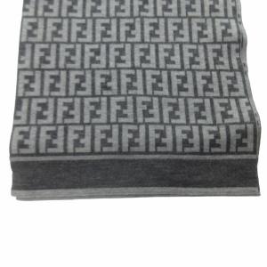 FENDI ズッカ柄 ストール グレー