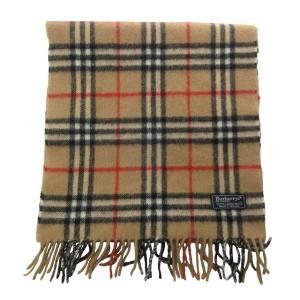 burberrys ラムウール マフラー 英国製 ノバチェック ベージュ
