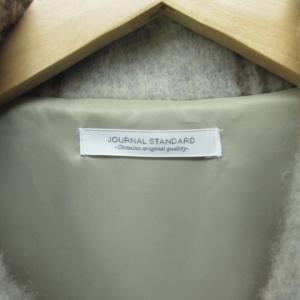 JOURNAL STANDARD 近年 シャギーチェックジャケット ウールコート 茶 ブラウン Mサイズ 22-011-600-9400 1211