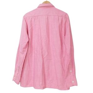 45rpm オックスフォード シャツ 長袖 ワンポイント ピンク 4 L相当 X