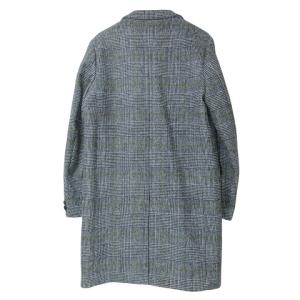 BEAUTY&YOUTH UNITED ARROWS 美品 グレンチェック メルトンチェスターコート ロング super120's 大きいサイズ XL グレー系 X