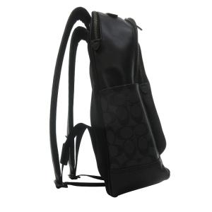 COACH リュックサック バックパック バッグ シグネチャー ロゴプレート PVC A2022-89942 黒 ブラック