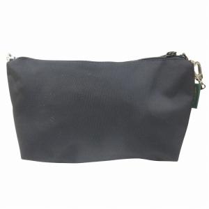 Hervé Chapelier 美品 ショルダーバッグ ポシェット ミニバッグ 斜め掛け シルバー金具 黒 ブラック 1228